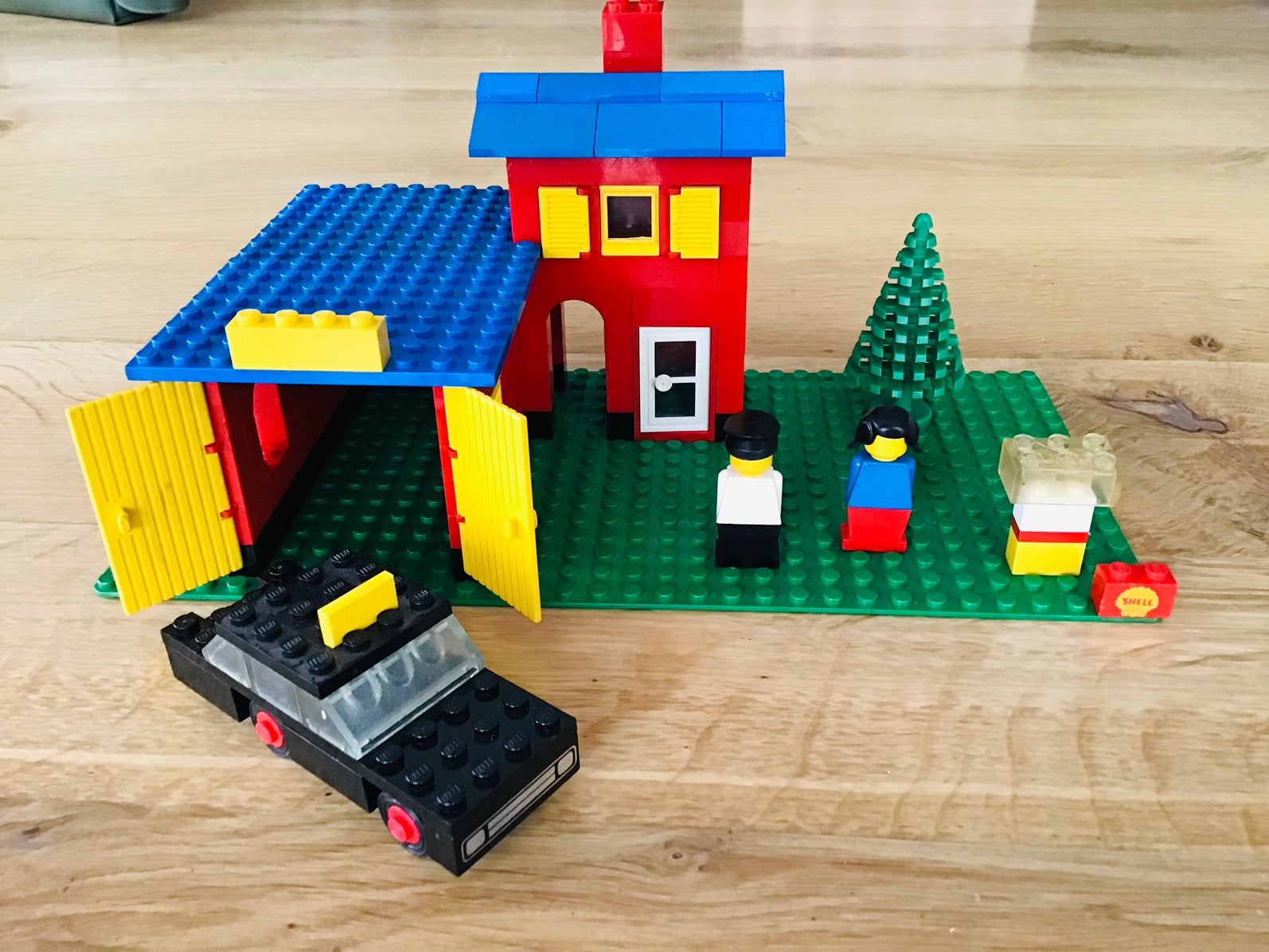 LEGO Legoland 368, Taxi Station, 1976, compleet en IZGS, Gebruikt, Ophalen of Verzenden, LEGOLAND, Complete set
