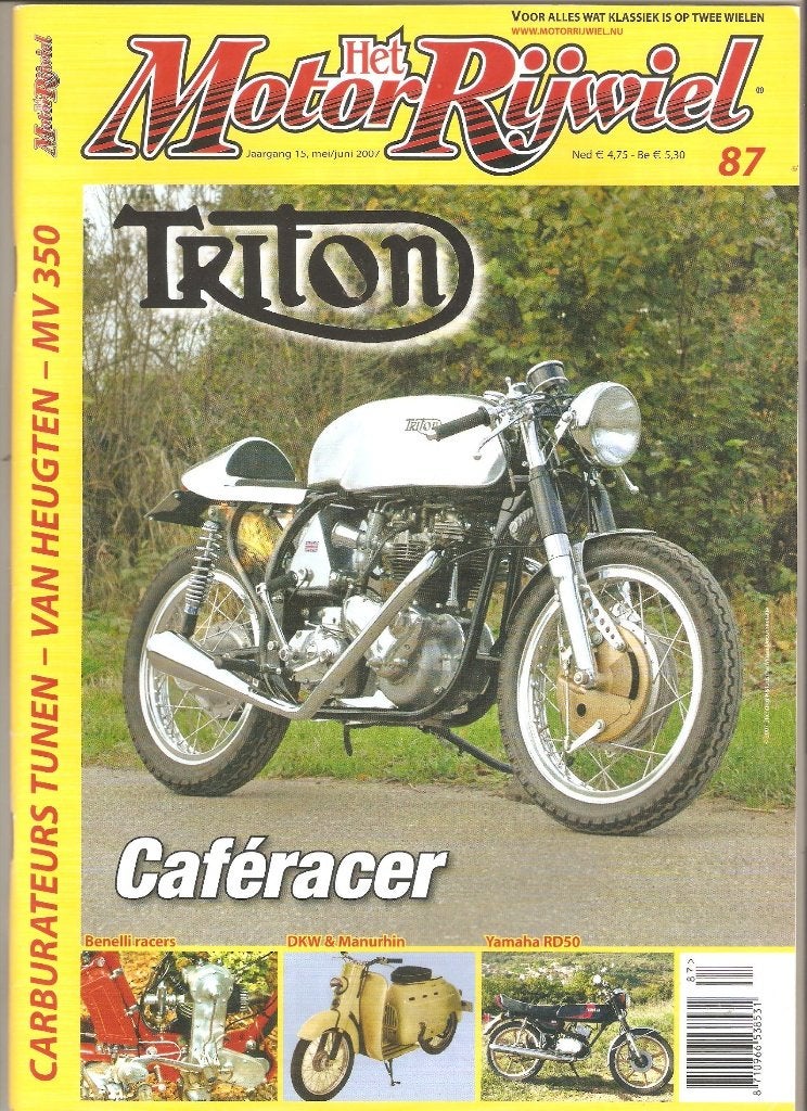 87 – Triton – Bennelli – DKW – Yamaha – MV - Speedway, Ophalen of Verzenden, Zo goed als nieuw, Algemeen