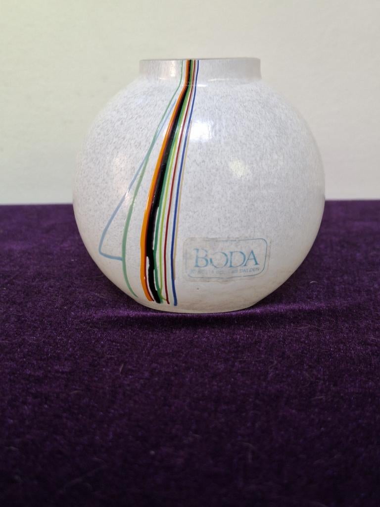 Bertil Vallien -Rainbow miniatuur Vaas - gesigneerd, Ophalen of Verzenden