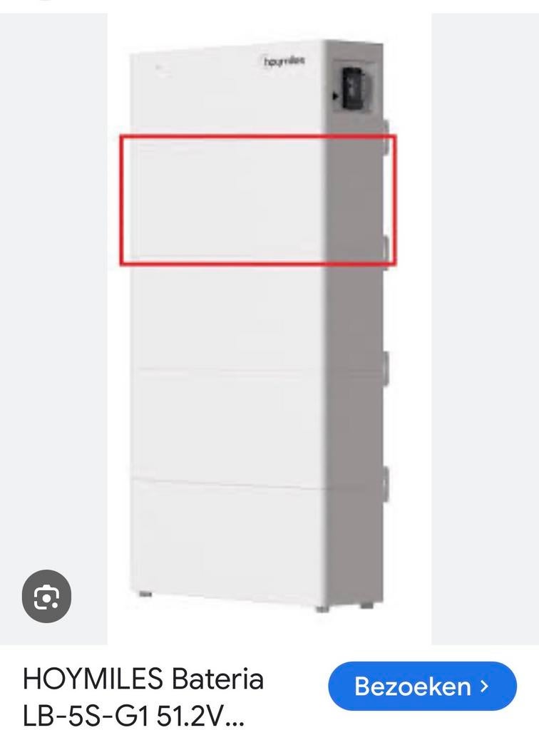 Hoymiles Thuisbatterij LB-5S-G1 5,12 kWh voor uitbreiding, Ophalen of Verzenden, Gebruikt, Overige typen