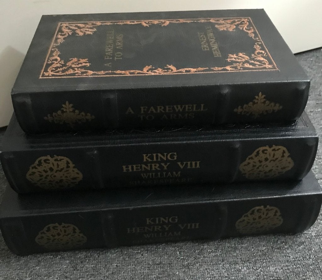 vintage decoratie boeken set  doosjes, Antiek en Kunst, Curiosa en Brocante, Ophalen of Verzenden