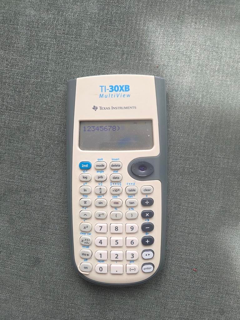Texas instruments TI-30XB grafische rekenmachine, Diversen, Rekenmachines, Ophalen, Grafische rekenmachine, Gebruikt