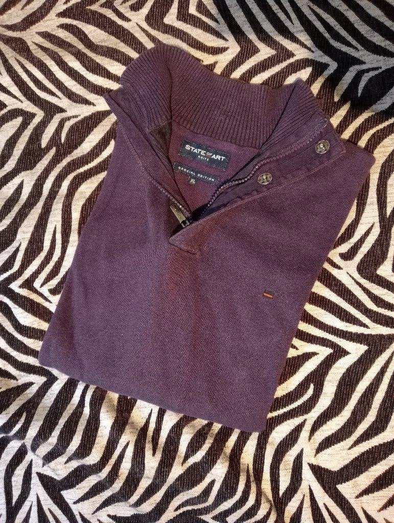 Heren Trui State of Art XL, Kleding | Heren, Truien en Vesten, State of Art, Paars, Maat 56/58 (XL), Ophalen of Verzenden
