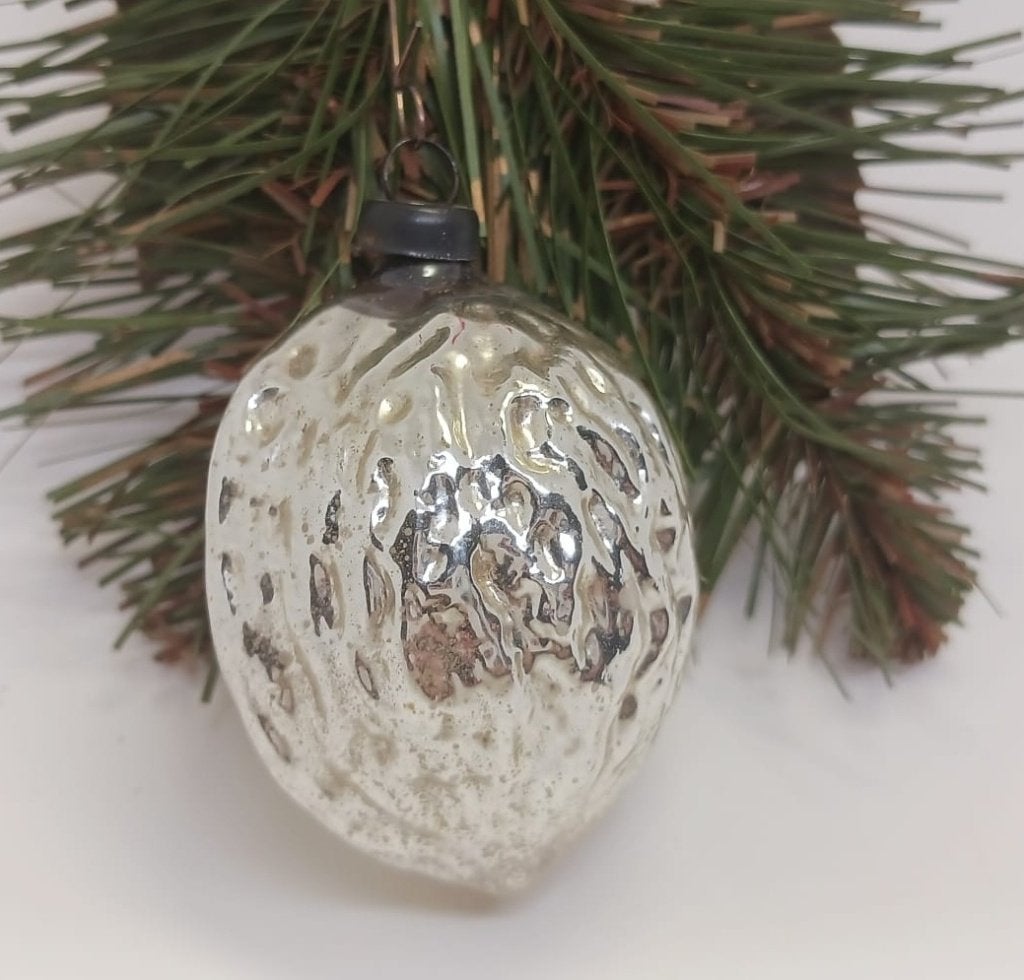Vintage Walnoot kerstornament, Diversen, Ophalen of Verzenden, Gebruikt