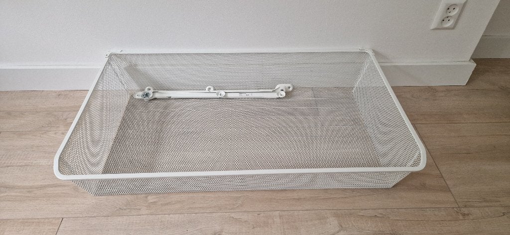 IKEA KOMPLEMENT Fijndraadmand wit 100x58 cm, Huis en Inrichting, Ophalen, Modern, Functioneel, 50 tot 100 cm, Zo goed als nieuw
