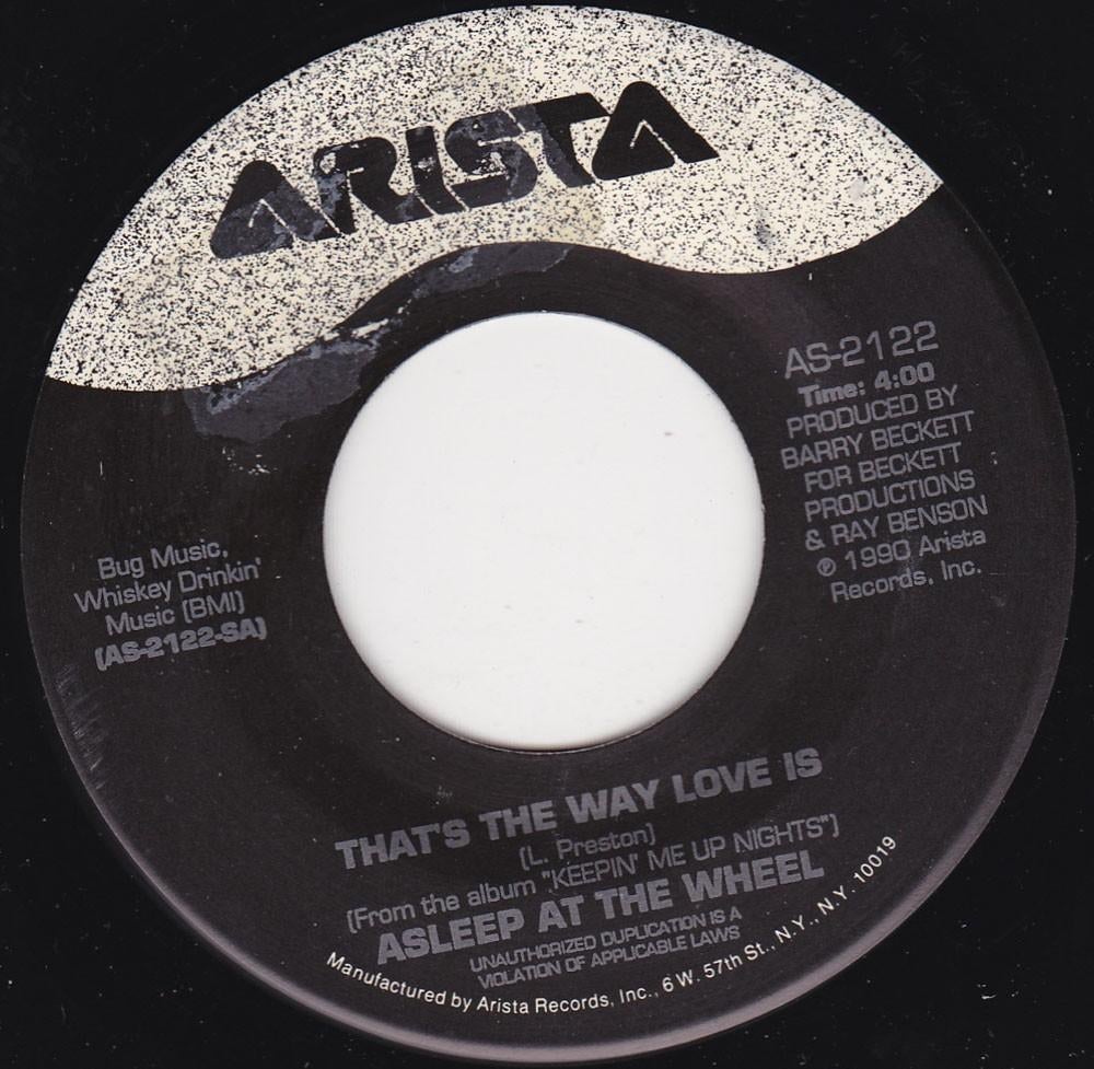 Asleep At The Wheel - That's The Way Love Is 7", 7 inch, Single, Ophalen of Verzenden, Zo goed als nieuw