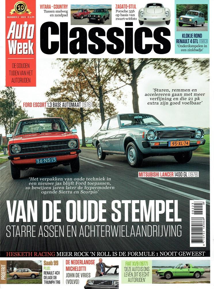 Autoweek Classics 2023 nr. 2 (o.a. Volkswagen Golf Country), Verzenden, Gelezen, Algemeen