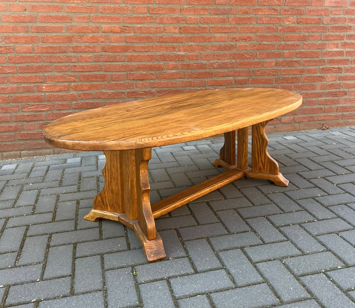 Eiken houten salontafel, Ophalen