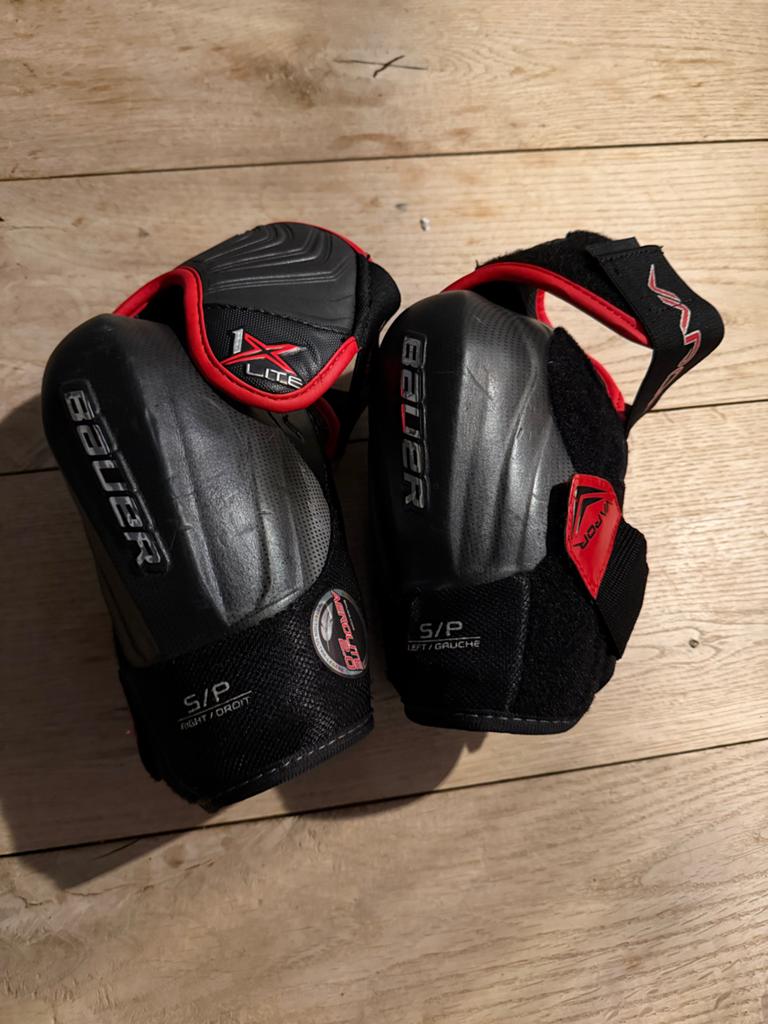 Bauer Vapor 1X Lite elleboogbeschermers S/P, Verzenden, Zo goed als nieuw