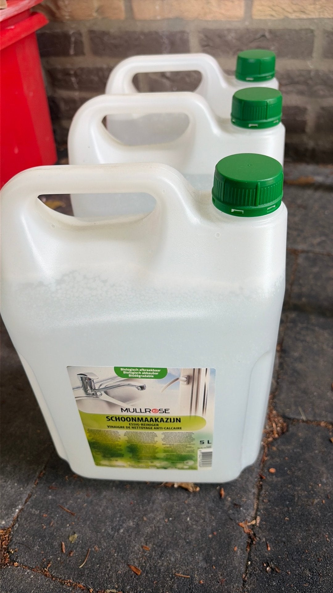 Gratis ophalen 15 liter schoonmaakazijn, Ophalen, Nieuw, Onkruidbestrijding