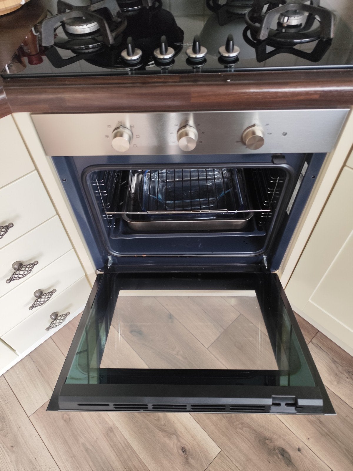 Ikea oven, Witgoed en Apparatuur, Ophalen, Gebruikt, 4 kookzones, Inbouw