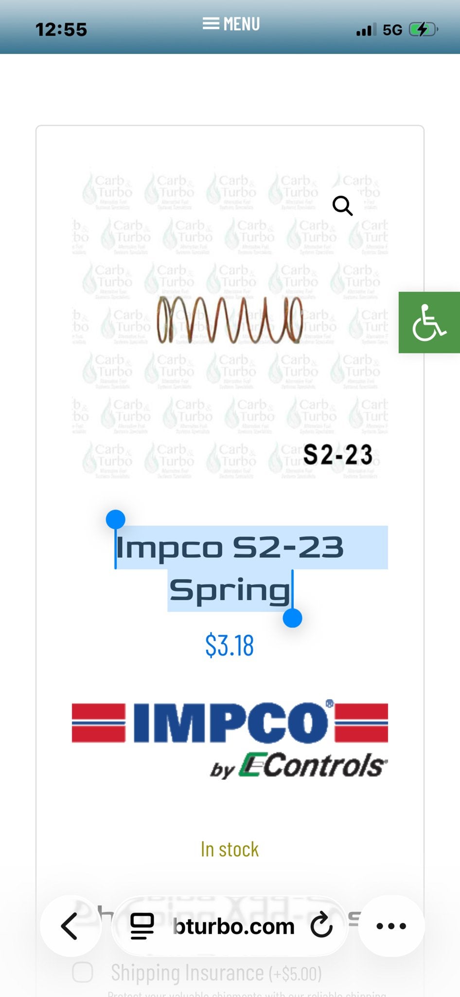 Gezocht: Veer S2-23 Impco, Ophalen, Gebruikt, Universele onderdelen