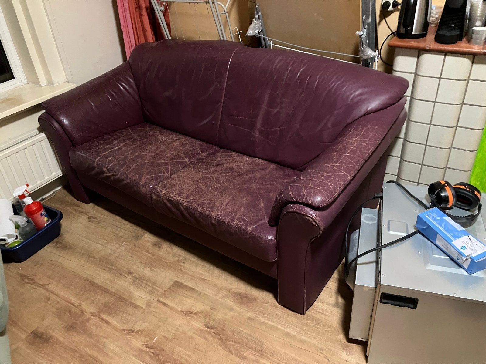 Bank vandaag gratis op te halen, Huis en Inrichting, Ophalen, Gebruikt, 150 tot 200 cm, Tweepersoons