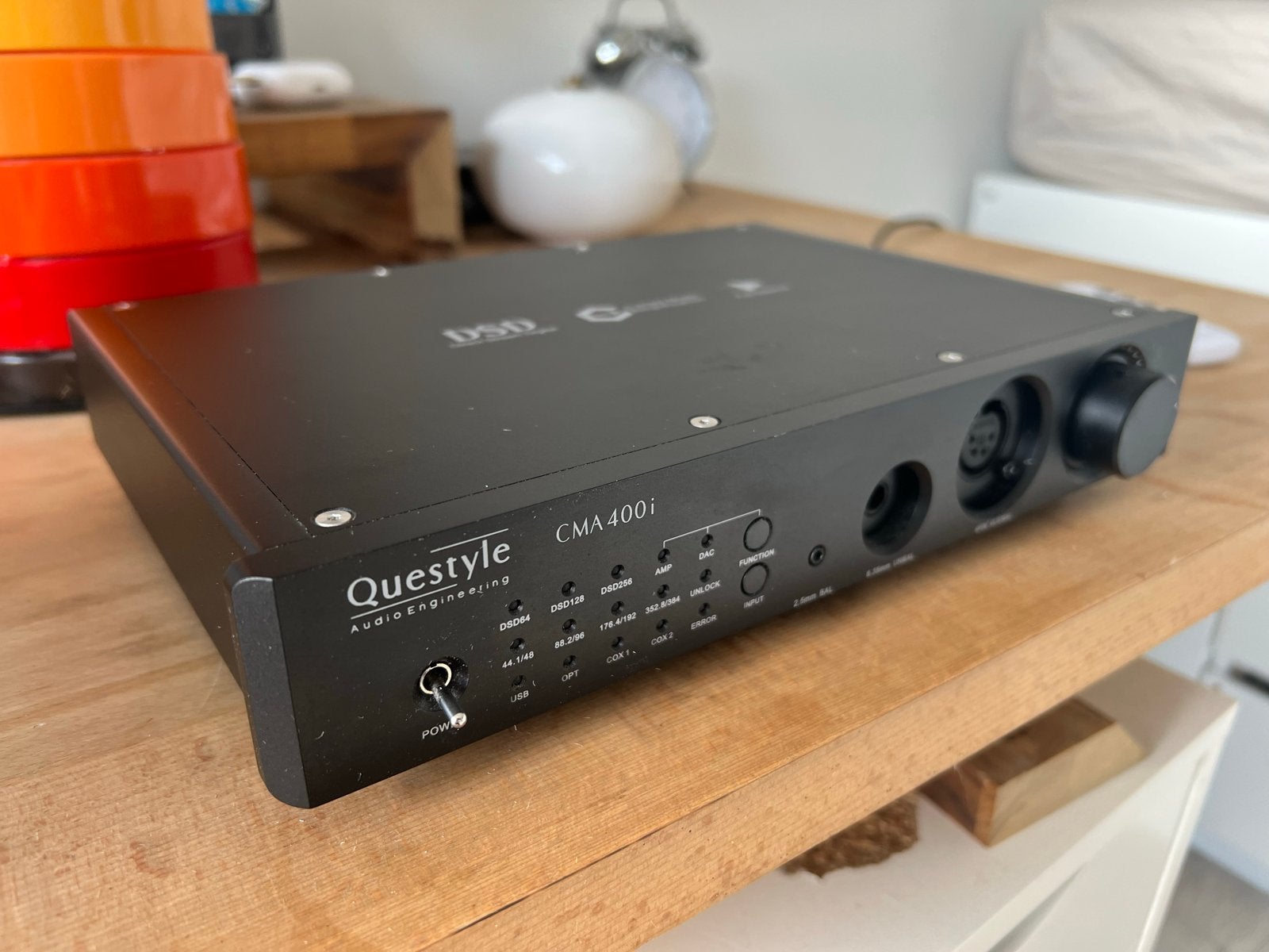 Questyle CMA 400i DAC/Hoofdtelefoonversterker, Ophalen of Verzenden, Gebruikt, Overige merken