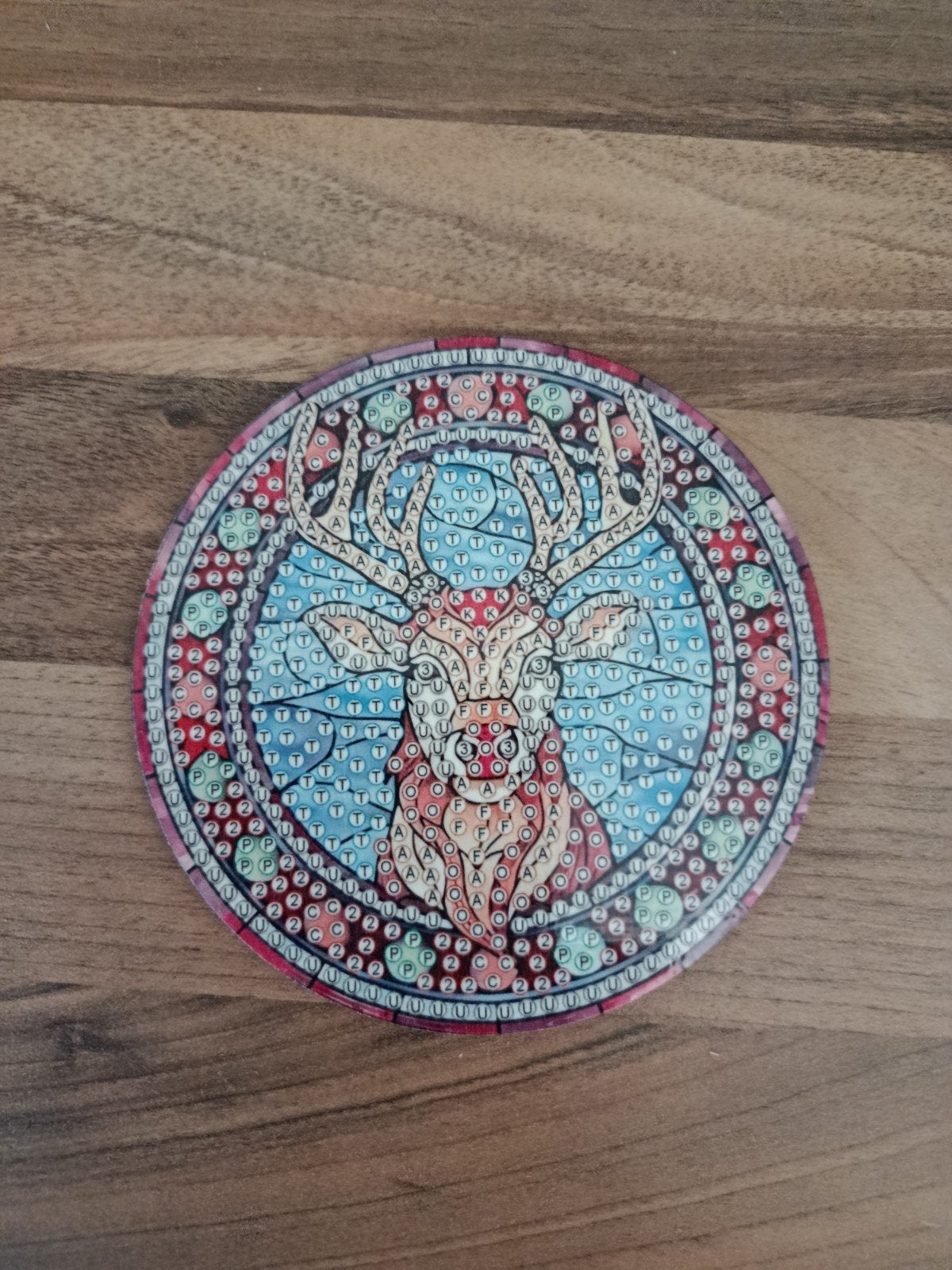 Onderzetters diamond painting,, Overige thema's, Nieuw, Meerkleurig, Knutselwerk