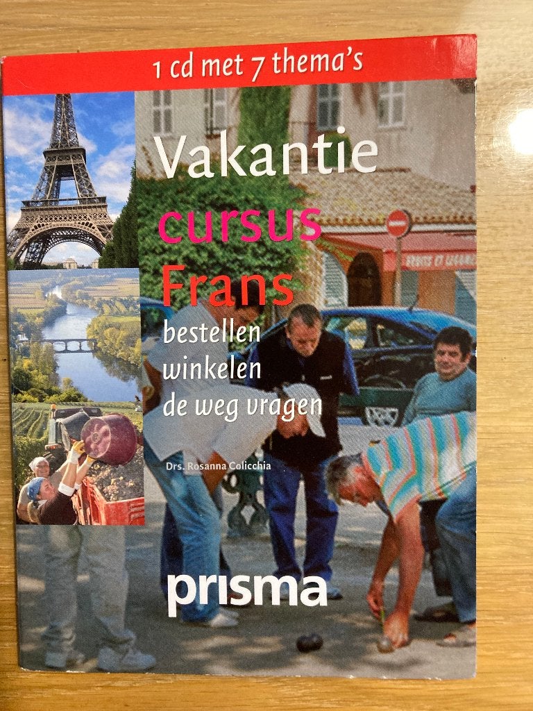 Prisma Vakantiecursus Frans met CD - Leer Frans voor je reis, Boeken, Non-fictie, Drs. Rosanna Colicchia, Ophalen of Verzenden