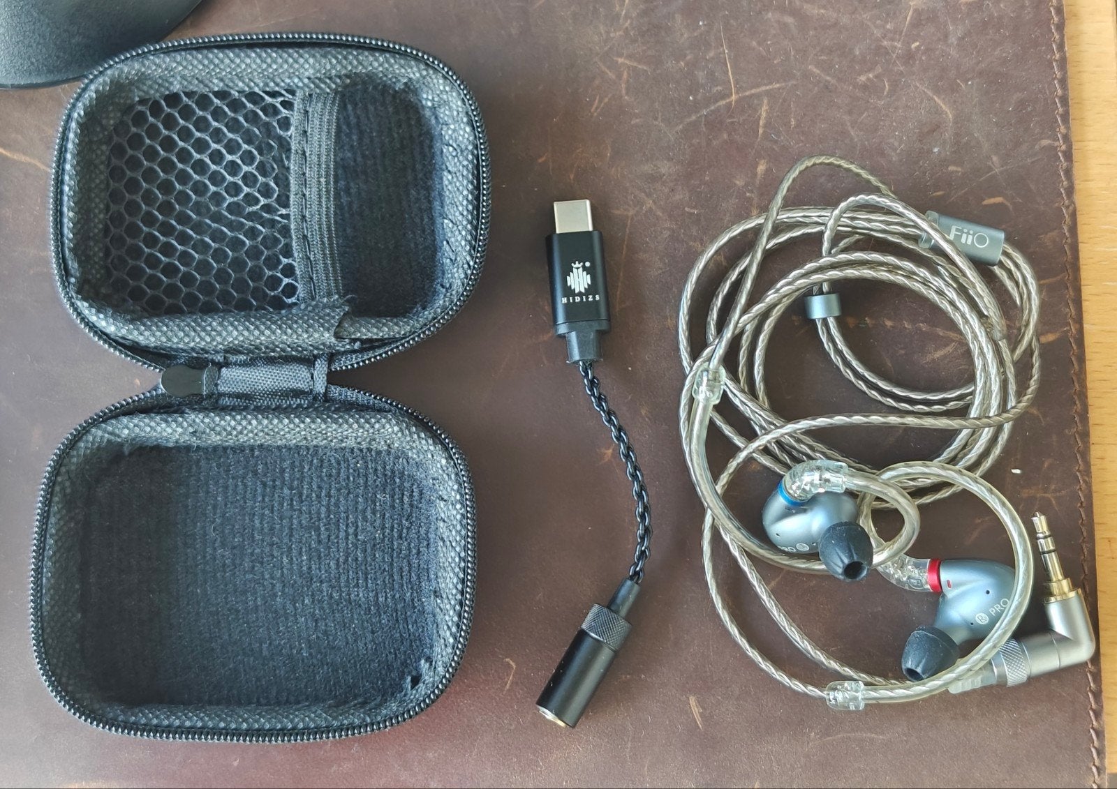 IEM Fiio F9 Pro MMCX + Fiio LC-B + Hidizs S2 Sonata DAC, Overige merken, In-ear, Gebruikt, Ophalen of Verzenden