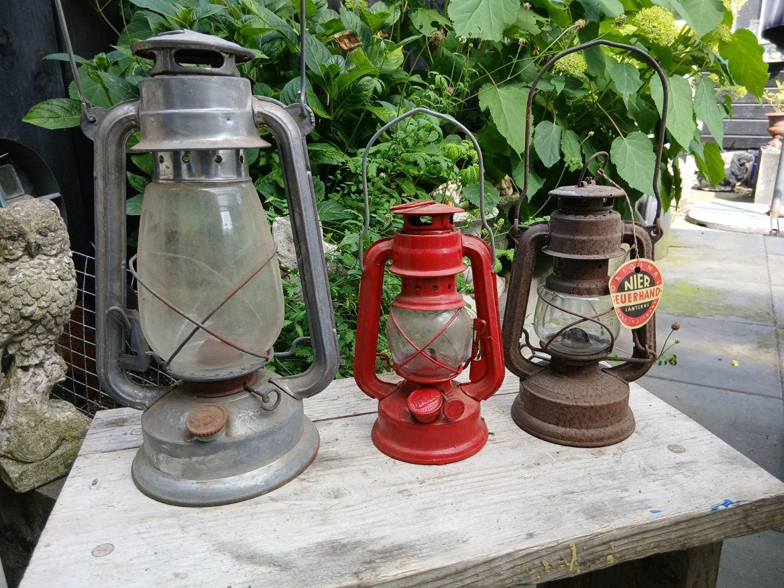 Vintage stormlantaarns, Ophalen of Verzenden