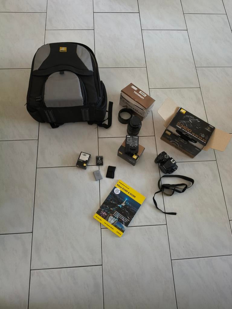 Nikon D3400 spiegelreflexcamera complete set, Ophalen of Verzenden, Gebruikt, Spiegelreflex, Nikon