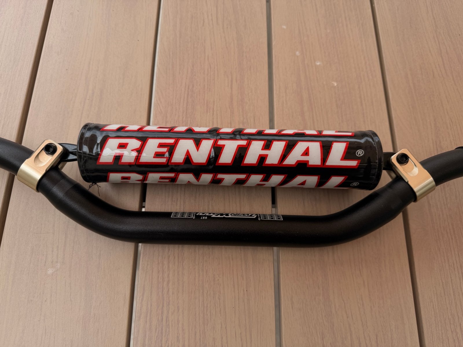 Renthal 997 Twinwall Stuur - Zwart, Motoren, Onderdelen | Overige, Gebruikt, Ophalen