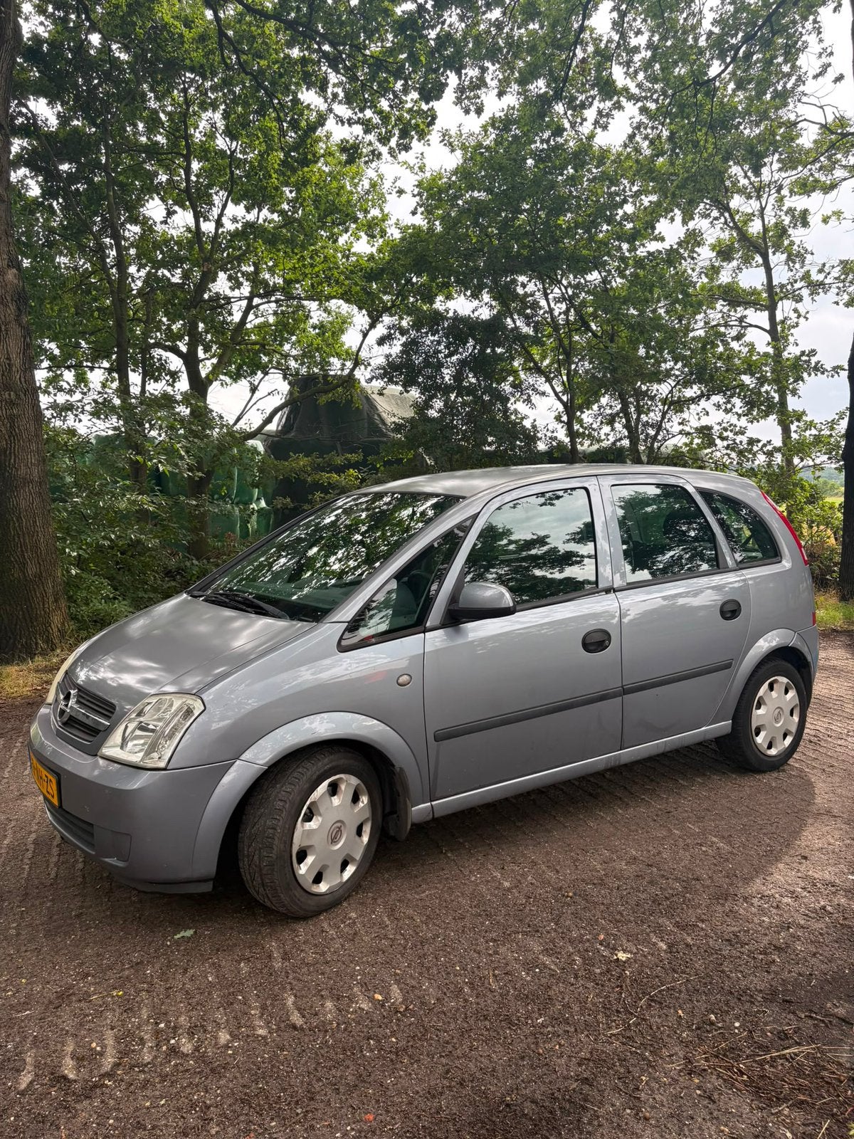 Opel Meriva 1.6 8V 2003 Grijs, Auto's, Opel, 4 cilinders, Origineel Nederlands, 1200 kg, Handgeschakeld