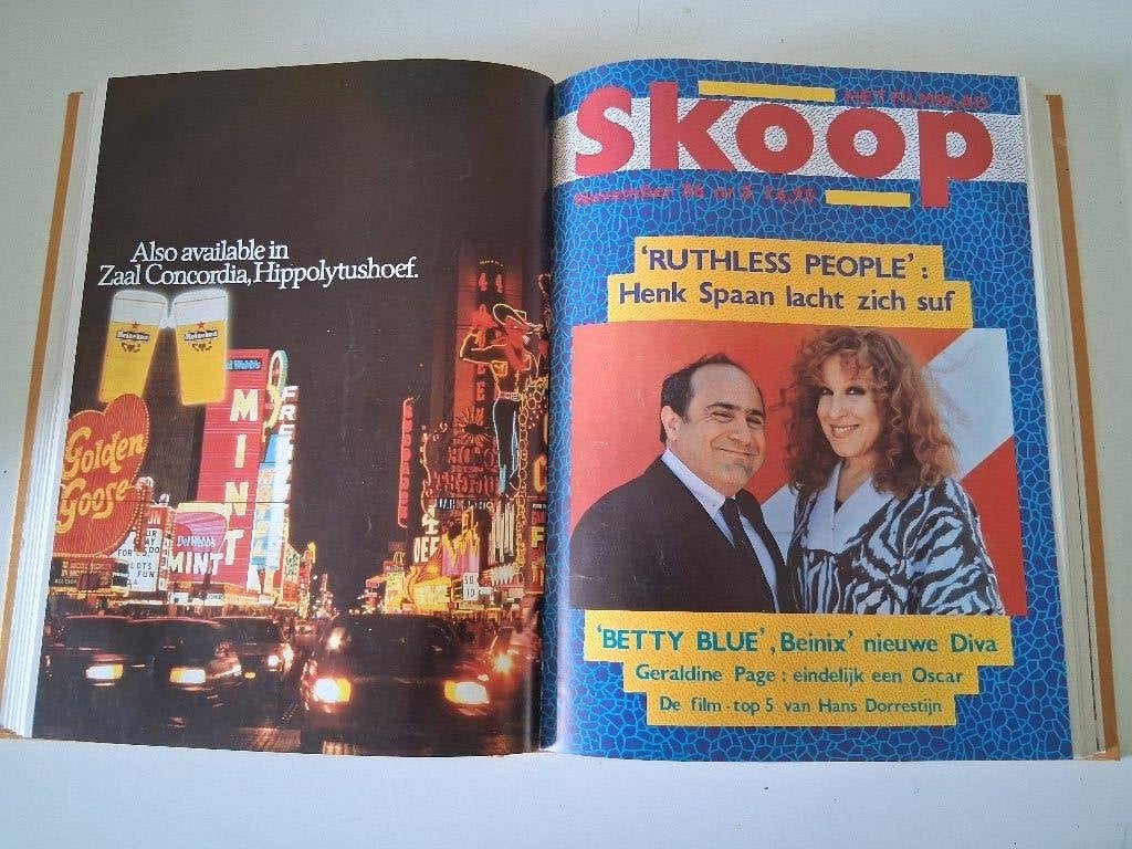 Skoop 1986 - 1987 Gebonden, Verzamelen, Ophalen of Verzenden, Gebruikt, Film, Overige typen