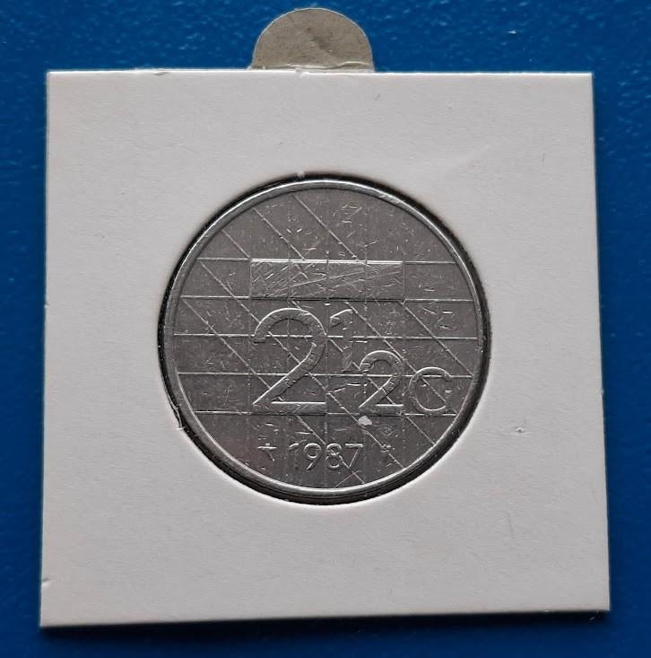 2 1/2 gulden 1987 - Beatrix in munthouder, Verzenden, Koningin Beatrix, 2½ gulden, Losse munt