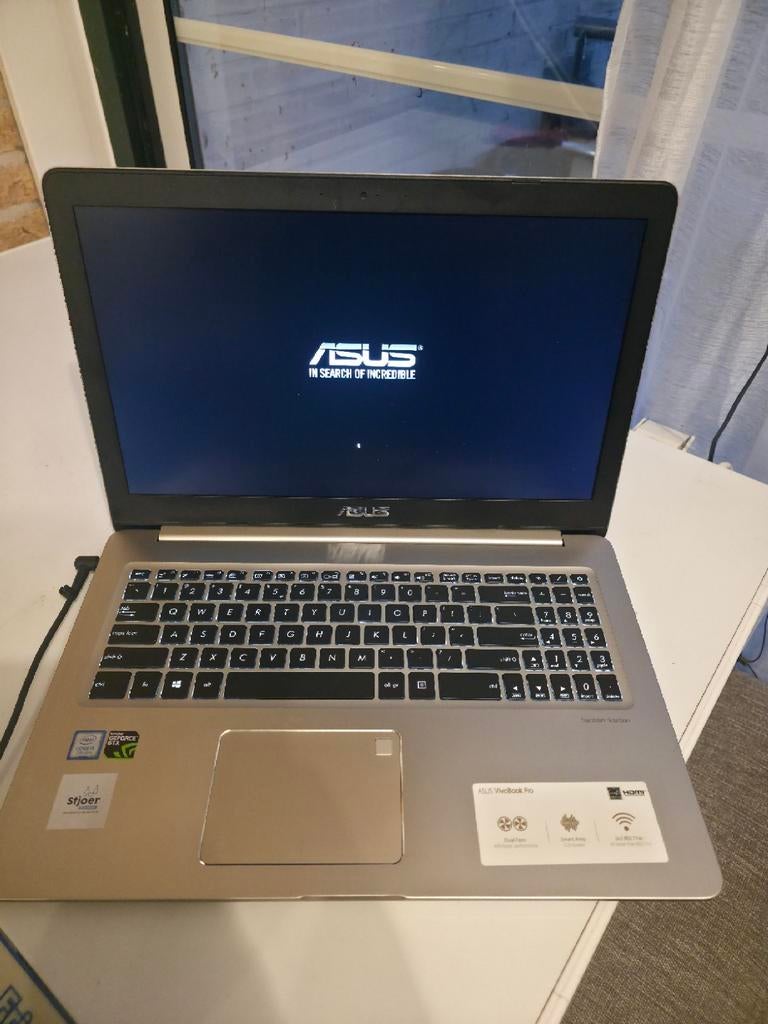 ASUS Laptop met Intel Core i5 en NVIDIA GeForce GTX 1050, Gebruikt, Met videokaart, 2 tot 3 Ghz, ASUS