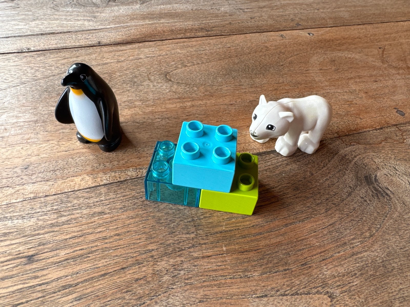 Lego Duplo Pinguïn, IJsbeer en bouwstenen, Ophalen of Verzenden, Zo goed als nieuw, Overige merken