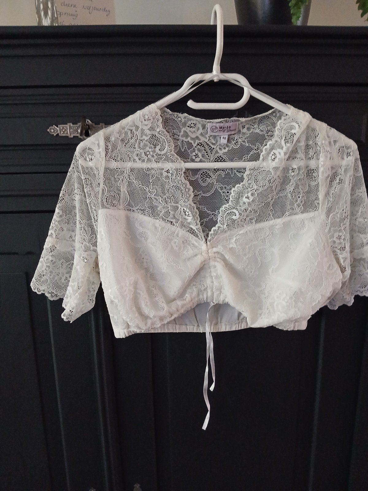 Dirndel rose/beige van Haus Huberts met top van Marjo, Haus Huberts, Maat 42/44 (L), Ophalen of Verzenden, Kleding