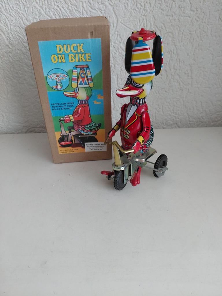 Vintage blikken eend, Verzamelen, Blikken, Ophalen of Verzenden, Gebruikt, Overige
