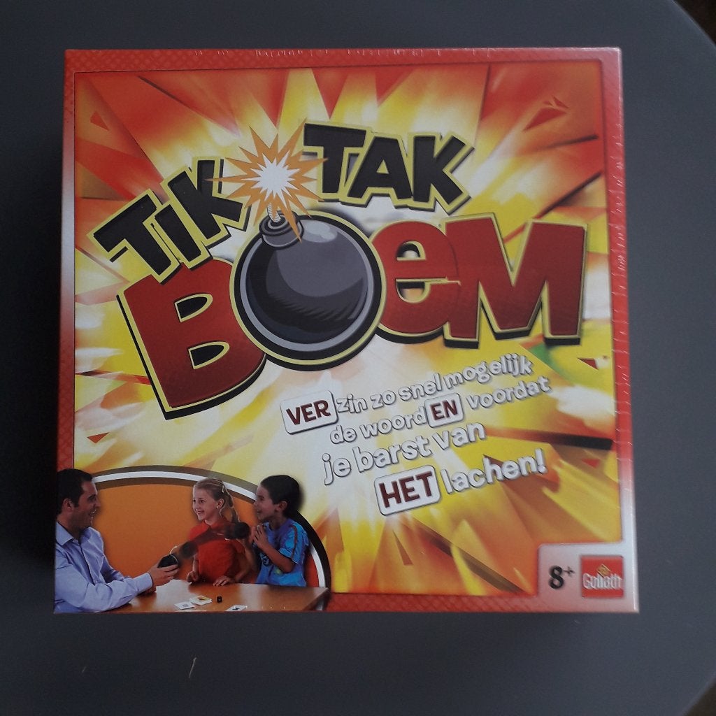 Spel TIK TAK BOEM   NIEUW, Een of twee spelers, Ophalen of Verzenden, Nieuw, Goliath