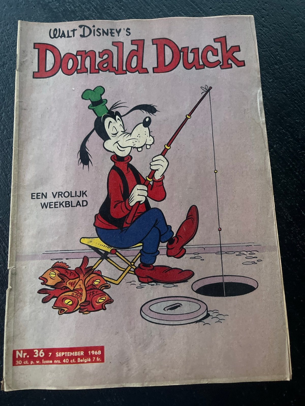 Walt Disney's Donald Duck Nr. 36 - 7 september 1968, Boeken, Stripboeken, Eén stripboek, Ophalen of Verzenden, Gelezen