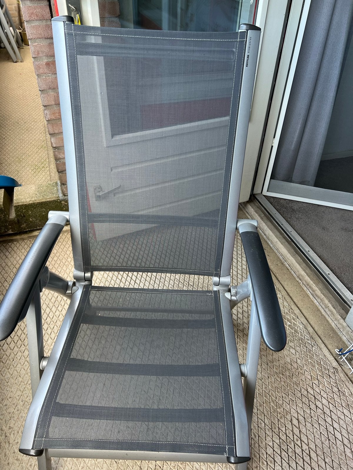 Zware Kettler Avantgarde Tuinstoelen - Verstelbaar, Ophalen, Gebruikt, Metaal, Verstelbaar