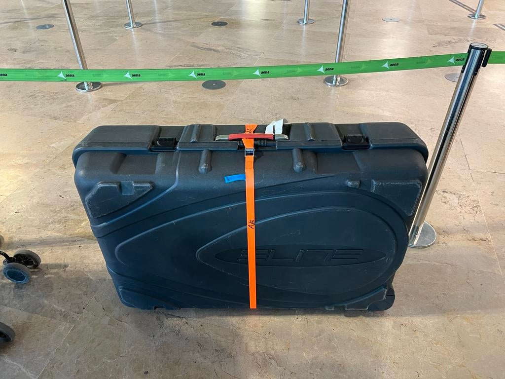 Elite Hardcase Fietskoffer - Robuuste Bescherming, Ophalen, Gebruikt