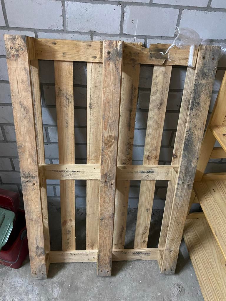 2 Pallets (waarvan 1 Europallet) - Gratis Afhalen, Ophalen, Gebruikt