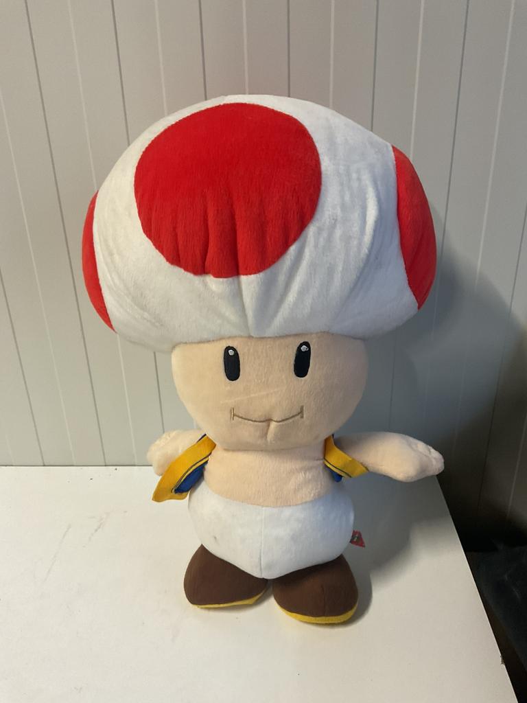 Nintendo Toad grote knuffel van Super Mario, Kinderen en Baby's, Speelgoed | Knuffels en Pluche, Ophalen, Zo goed als nieuw, Overige typen