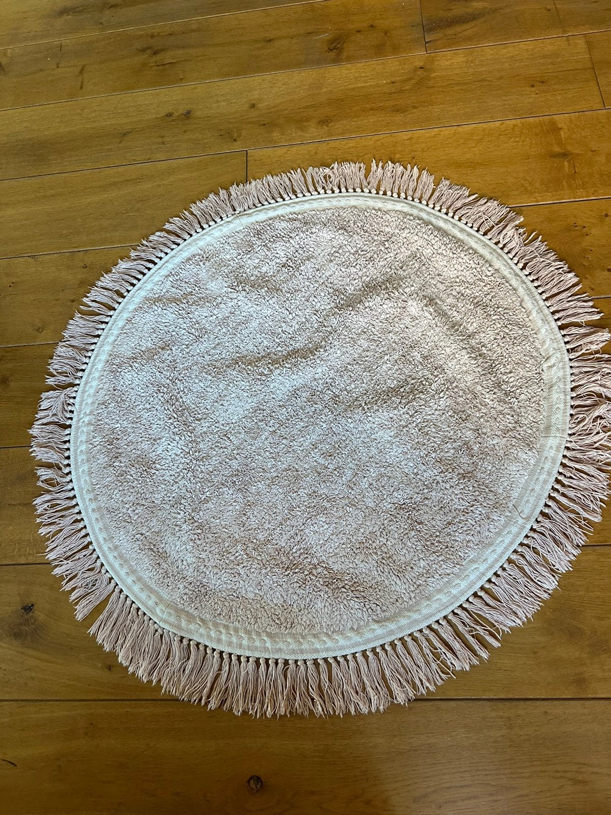 Tapis petit kleed rond oudroze, Huis en Inrichting, Ophalen of Verzenden, Zo goed als nieuw, Rond, 50 tot 100 cm