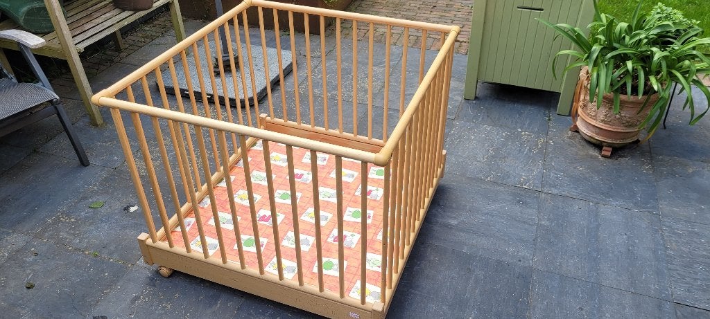 box, Kinderen en Baby's, Boxen, Ophalen, Gebruikt, Vierkant, In hoogte verstelbaar