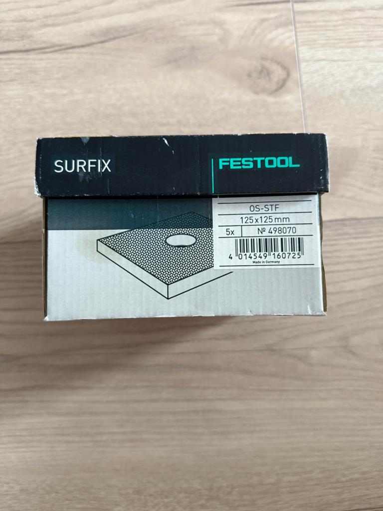 4x Festool OS-STF 125x125mm, Ophalen