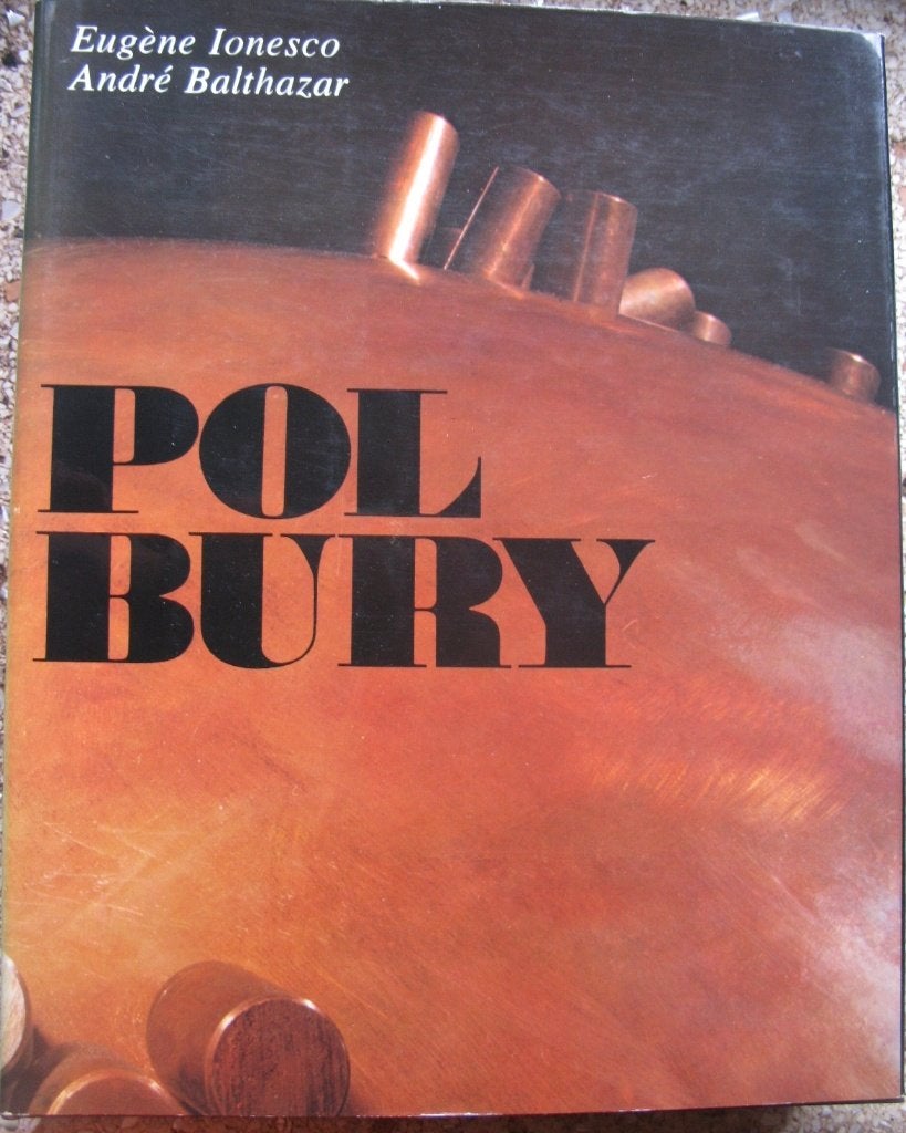 KUNSTBOEK POL BURY MONOGRAFIE IONESCO, Boeken, Gelezen, Ionesco + Balthazar, Beeldhouwkunst, Ophalen of Verzenden
