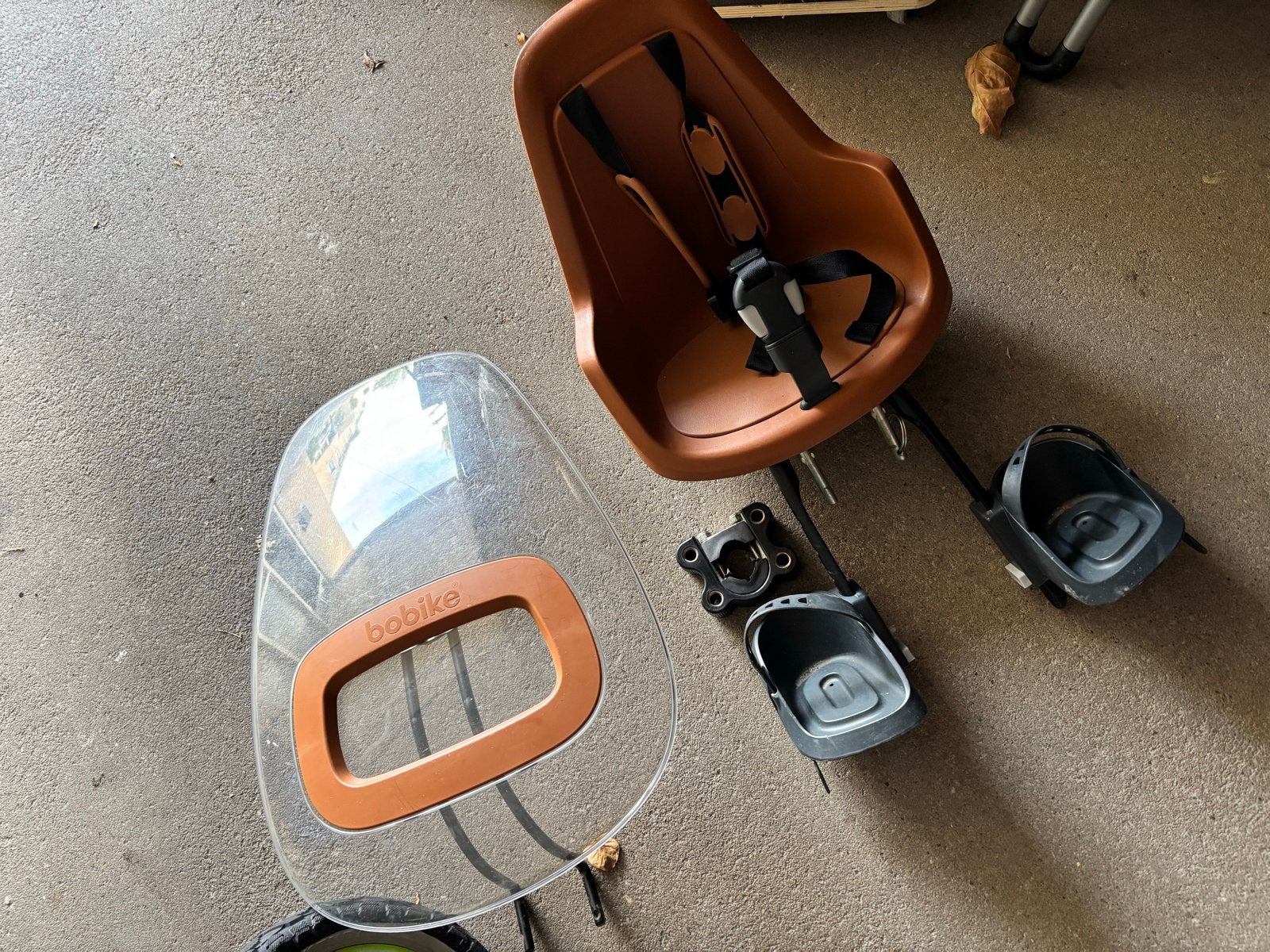 Bobike voorzitje met windscherm, Fietsen en Brommers, Ophalen of Verzenden, Gebruikt, Voorzitje