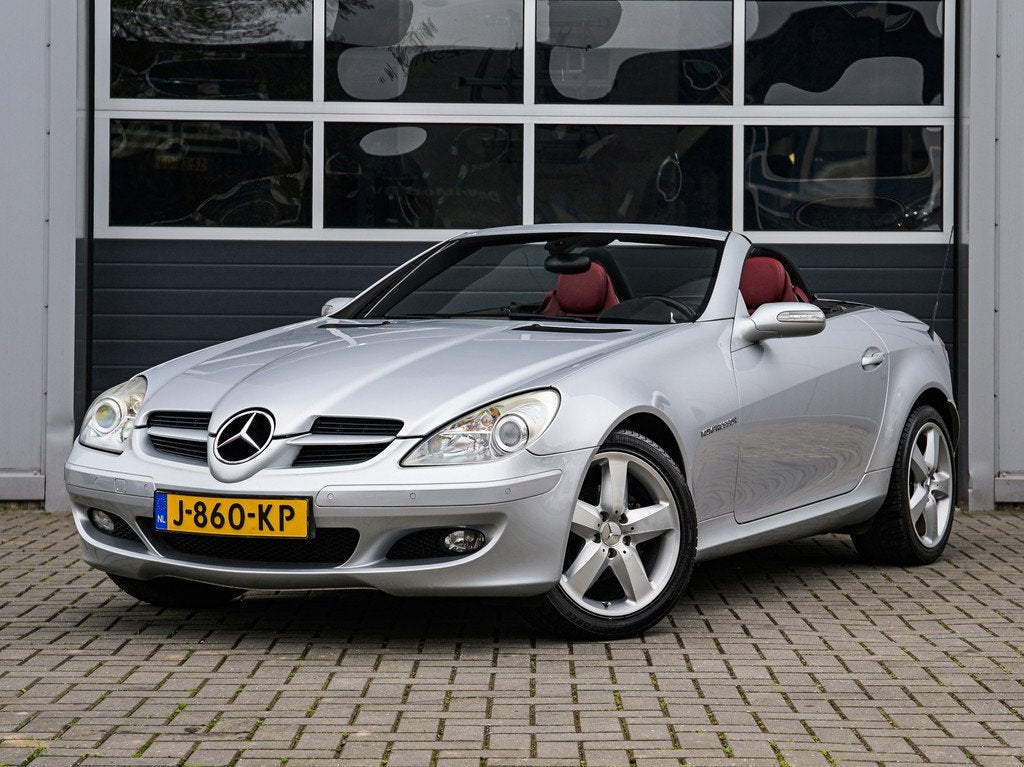 Mercedes-Benz SLK-klasse 200 K. | Leder | Cruise control | C, Auto's, Achterwielaandrijving, Gebruikt, 4 cilinders, 1796 cc