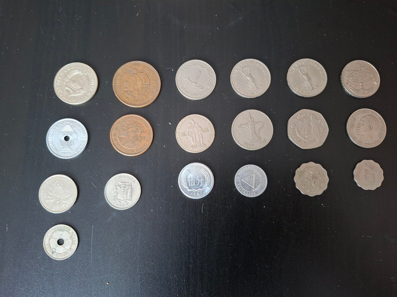 Verzameling Wereldmunten & Tokens ,VAE Japan, Ophalen of Verzenden, Buitenland, Munten