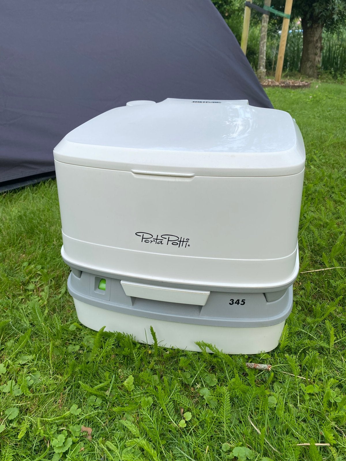 Thetford Porta Potti 345 draagbaar toilet met tas, Caravans en Kamperen, Kampeeraccessoires, Ophalen, Zo goed als nieuw