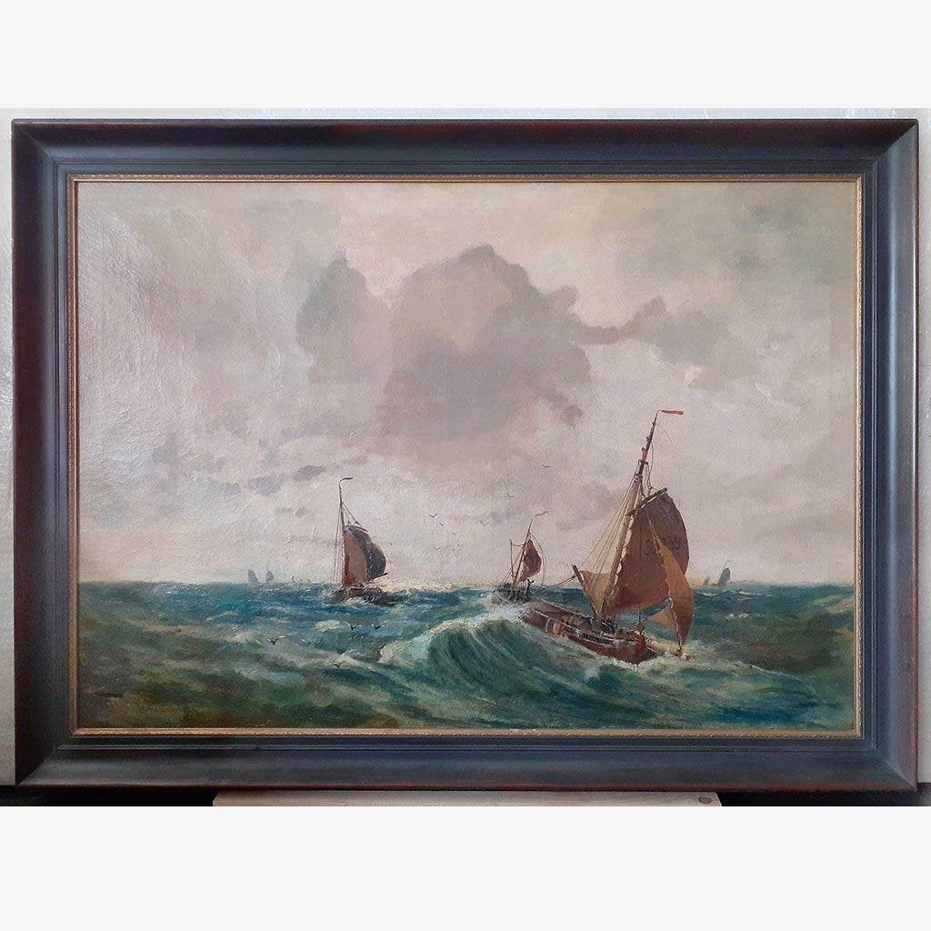 CHARLES PAUL GRUPPE (1860-1940 CA/US/NL) 86x120 (102x137) b6, Ophalen of Verzenden