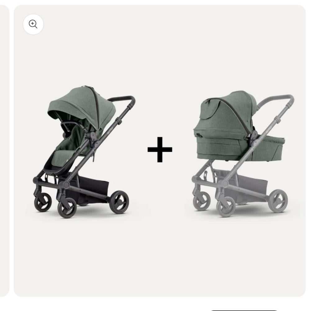 Mutsy nexo plus kinderwagen nieuw sea green, Ophalen, Zo goed als nieuw