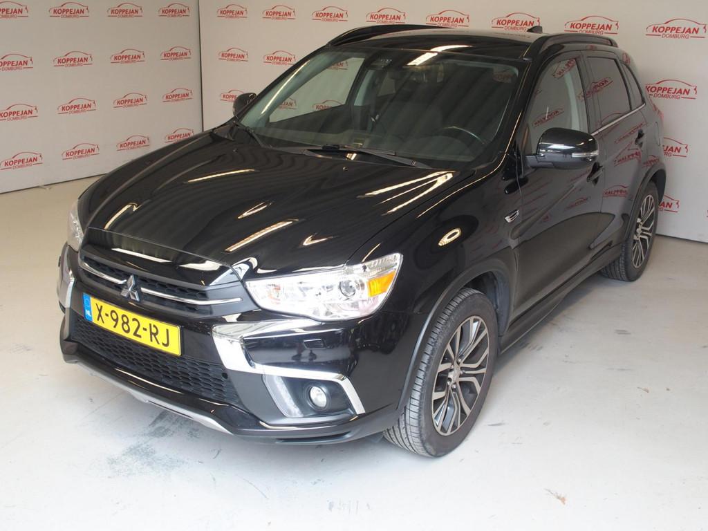 Mitsubishi ASX 1.6 Cleartec Connect Pro+, Cruise, Lane, pano, Auto's, Mitsubishi, Gebruikt, 4 cilinders, 1590 cc, Zwart