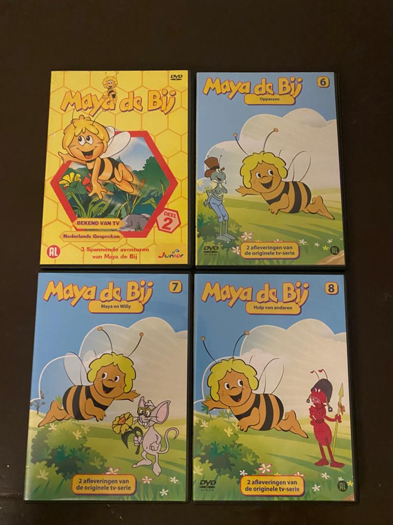 Set: 5x Maya de Bij DVDs, Alle leeftijden, Ophalen of Verzenden, Zo goed als nieuw