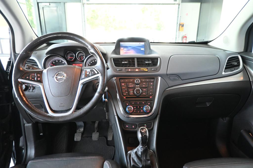 Opel Mokka 1.4 T Cosmo Clima Navigatie Schuifdak Leder 100%, Keurmerk '100% Onderhouden', Euro 5, 1325 kg, Gebruikt